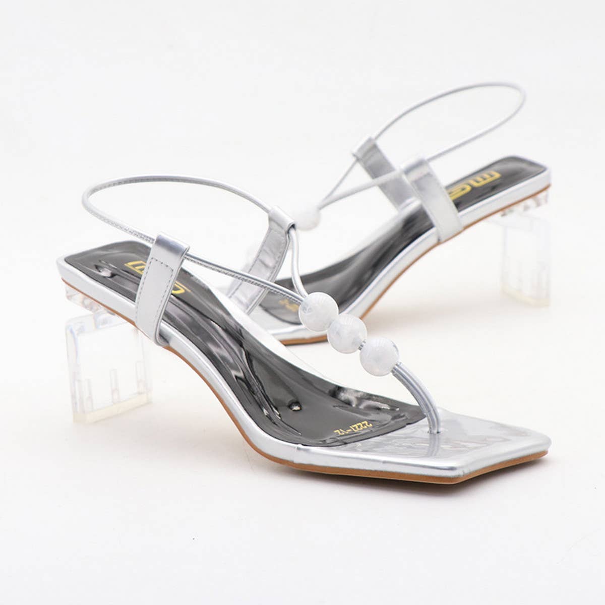 2024 NEW ROUND WATER DROP SQUARE TOE HIGH HEELS_CWSHS0603