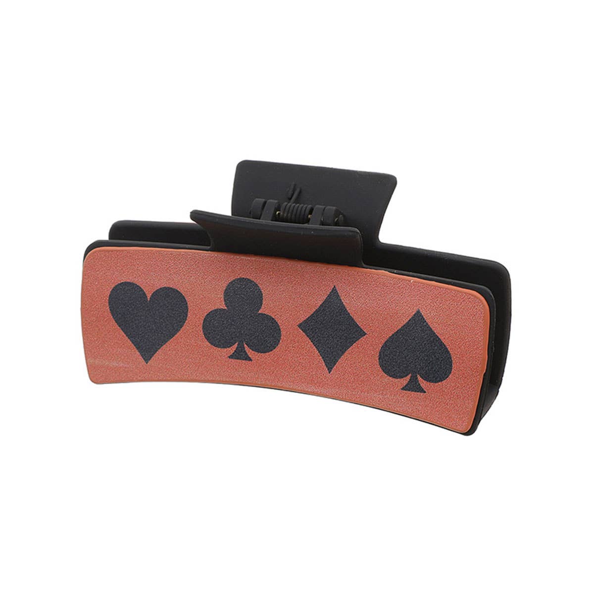 DENIM LEATHER WOMEN WESTERN HAIR CLAW CLIPS_CWASC1621