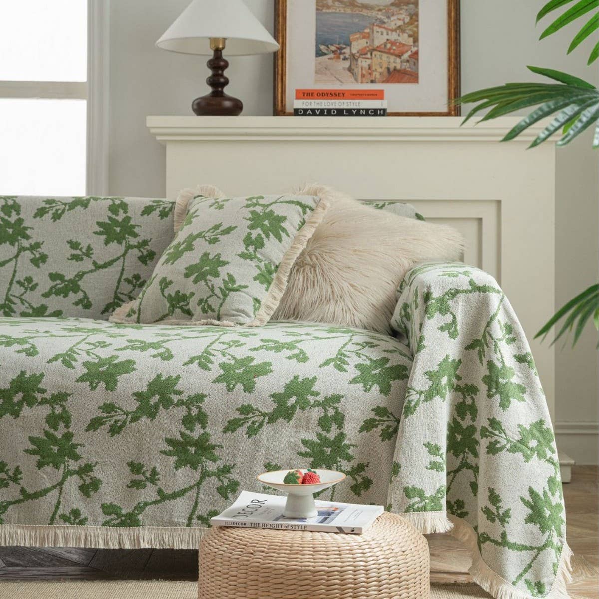 RETRO IRIS JACQUARD SOFA THROW_CWMM1651