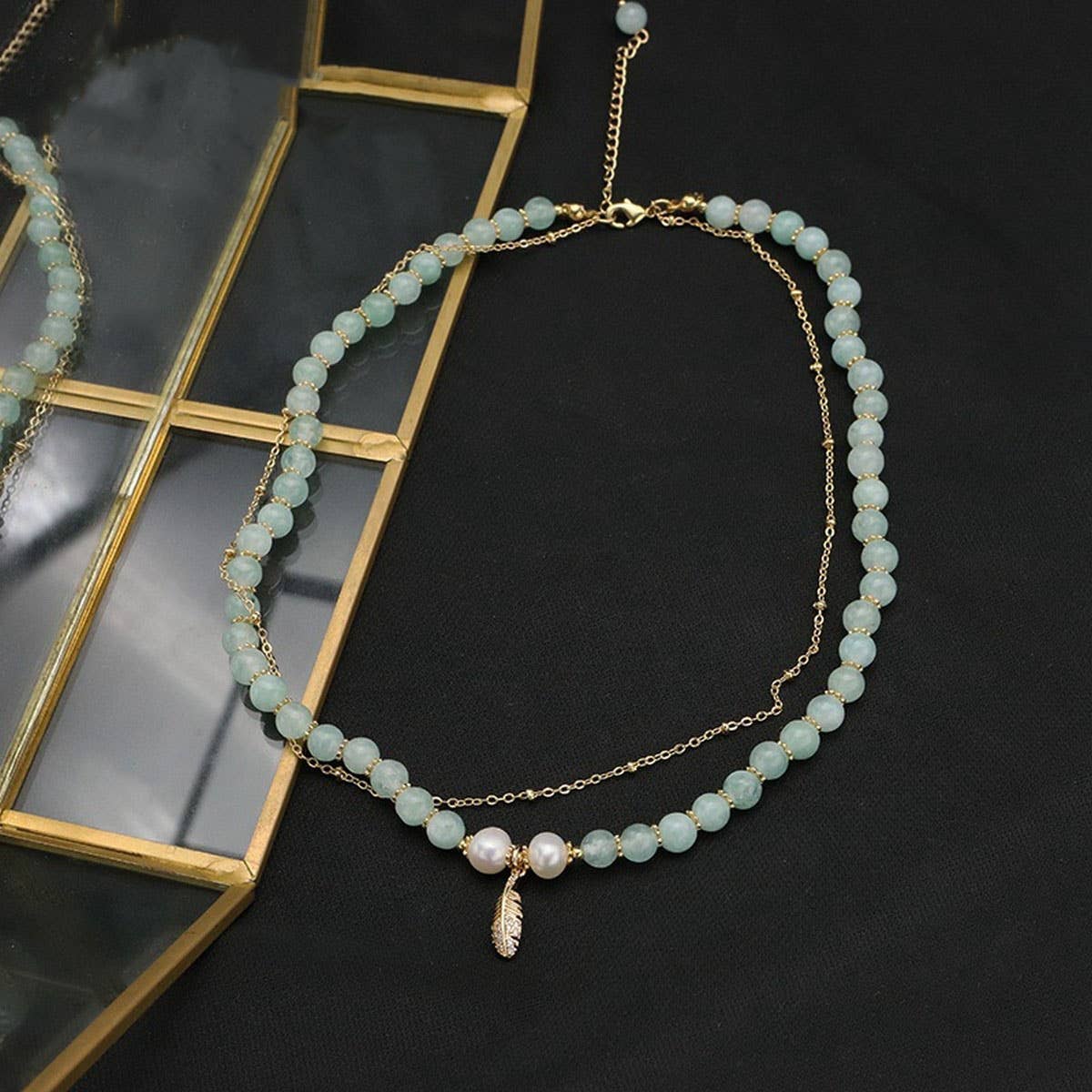 HIGH END BUTTERFLY TEMPERAMENT PEARL NECKLACE_CWAJE3857