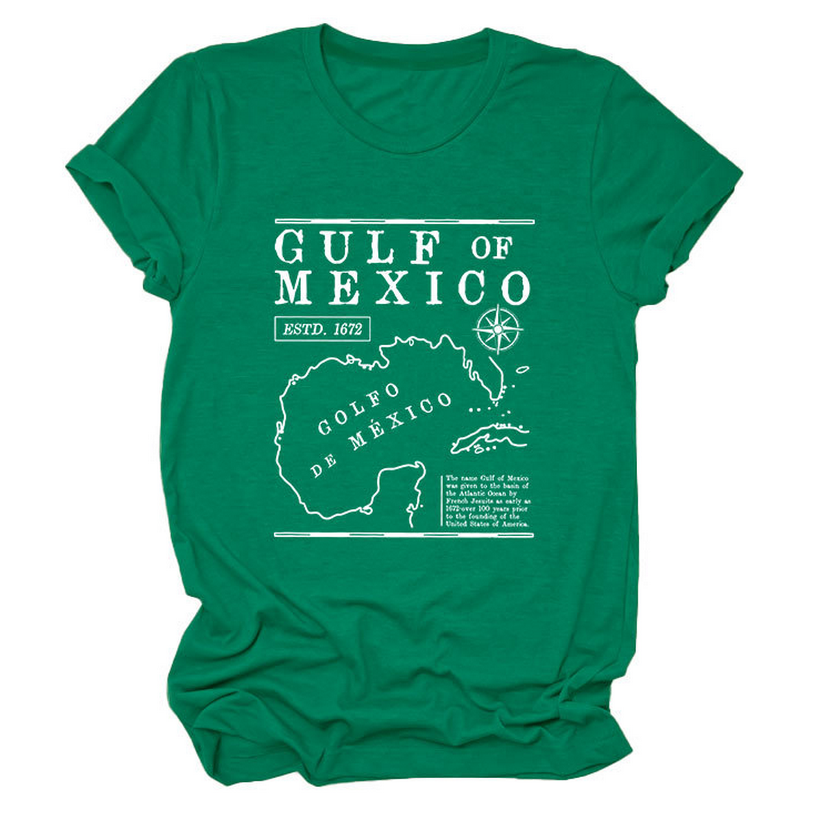 GULF OF MEXICO ESTD TEE SOFT COMFORT T SHIRT_CWTTSL0489