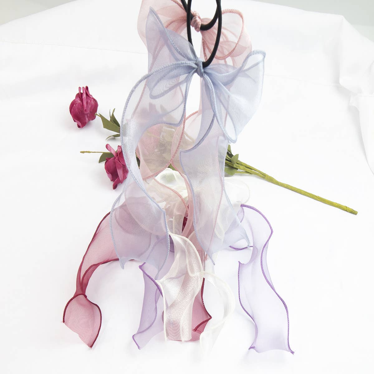 NEW BOW HEADBAND RIBBON HAIR TIE_CWAHA0867