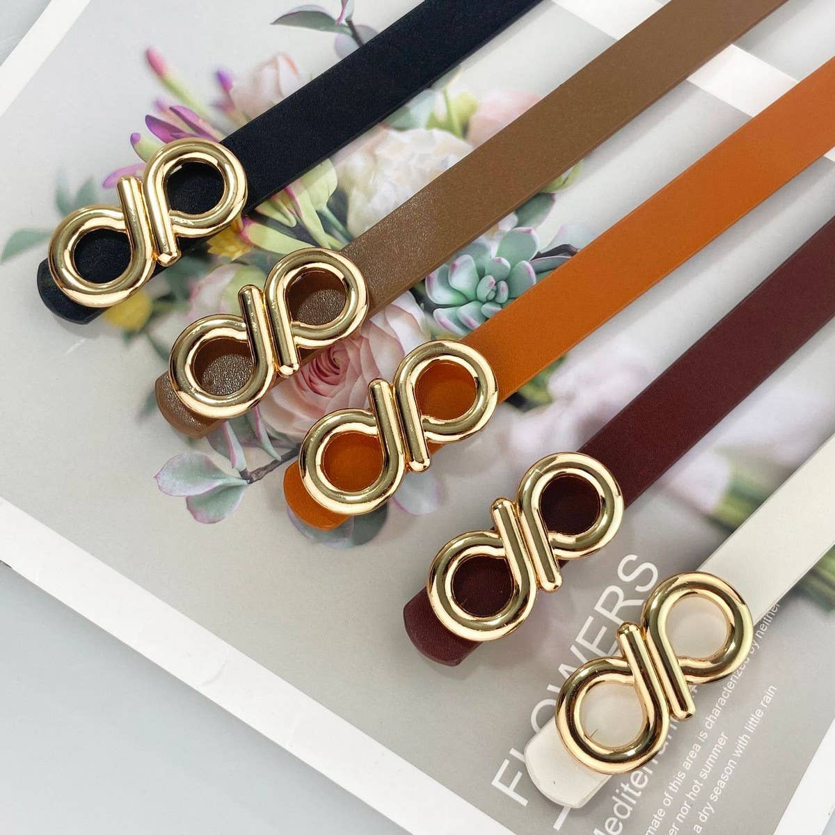 NEW FASHION WOMENS THIN BELT CLOTHING DECORATION_CWABE0692