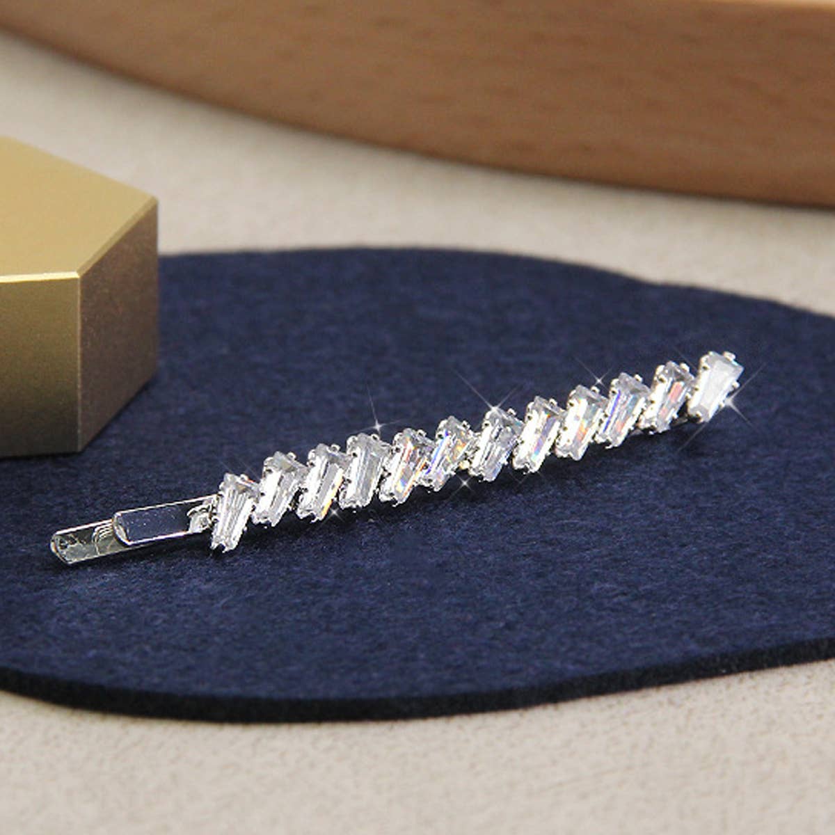 SPARKLING ZIRCON HAIR PIN EXQUISITE HAIR ACCESSORY_CWAHA1210