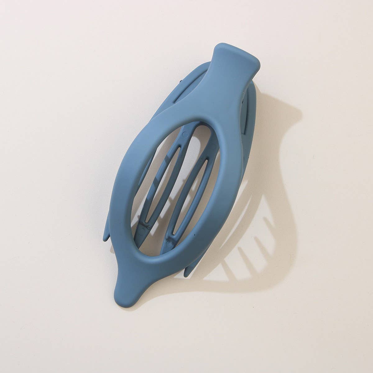 Glossy Matte Oval Hair Clip-Large Duckbill Style_Cwaha07479