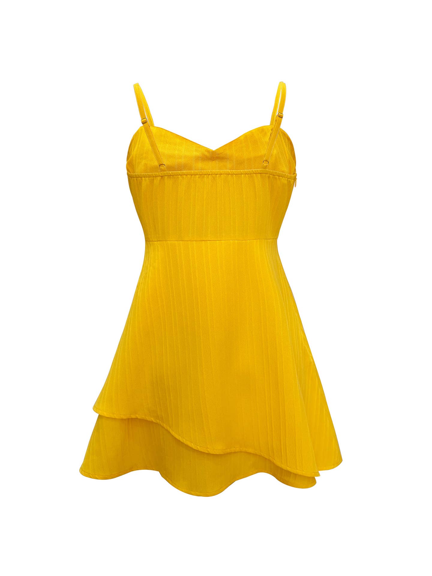 Solid Color Holiday Dress With A Bow On The Chest