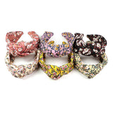 FLORAL KNOTTED WIDE BRIMMED HEADBAND_CWAHA0979