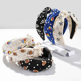 FOOTBALL BASKETBALL DECORATED PEARL HEADBAND_CWAHA2548