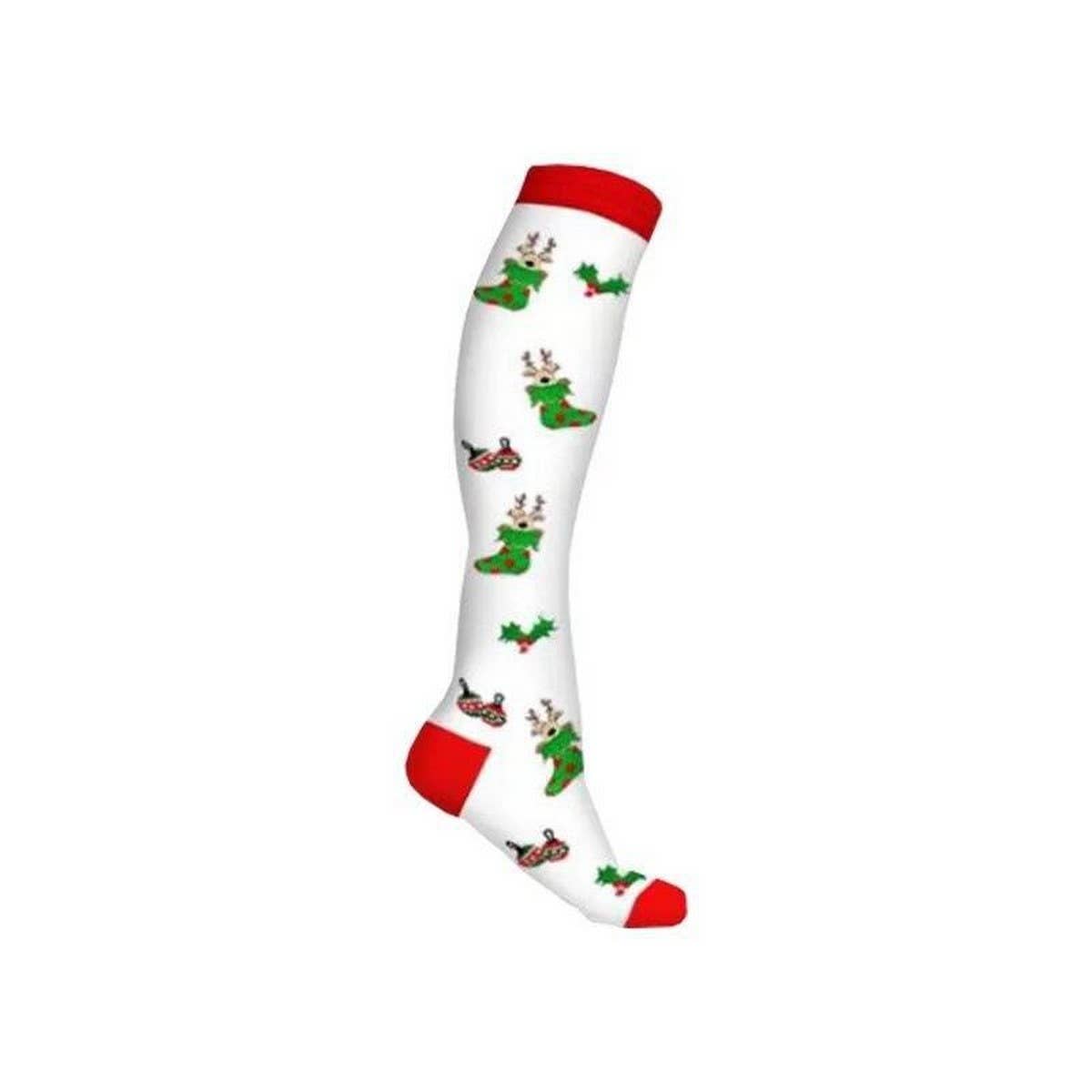Women'S Christmas Compression Socks Sports_Cwms1872