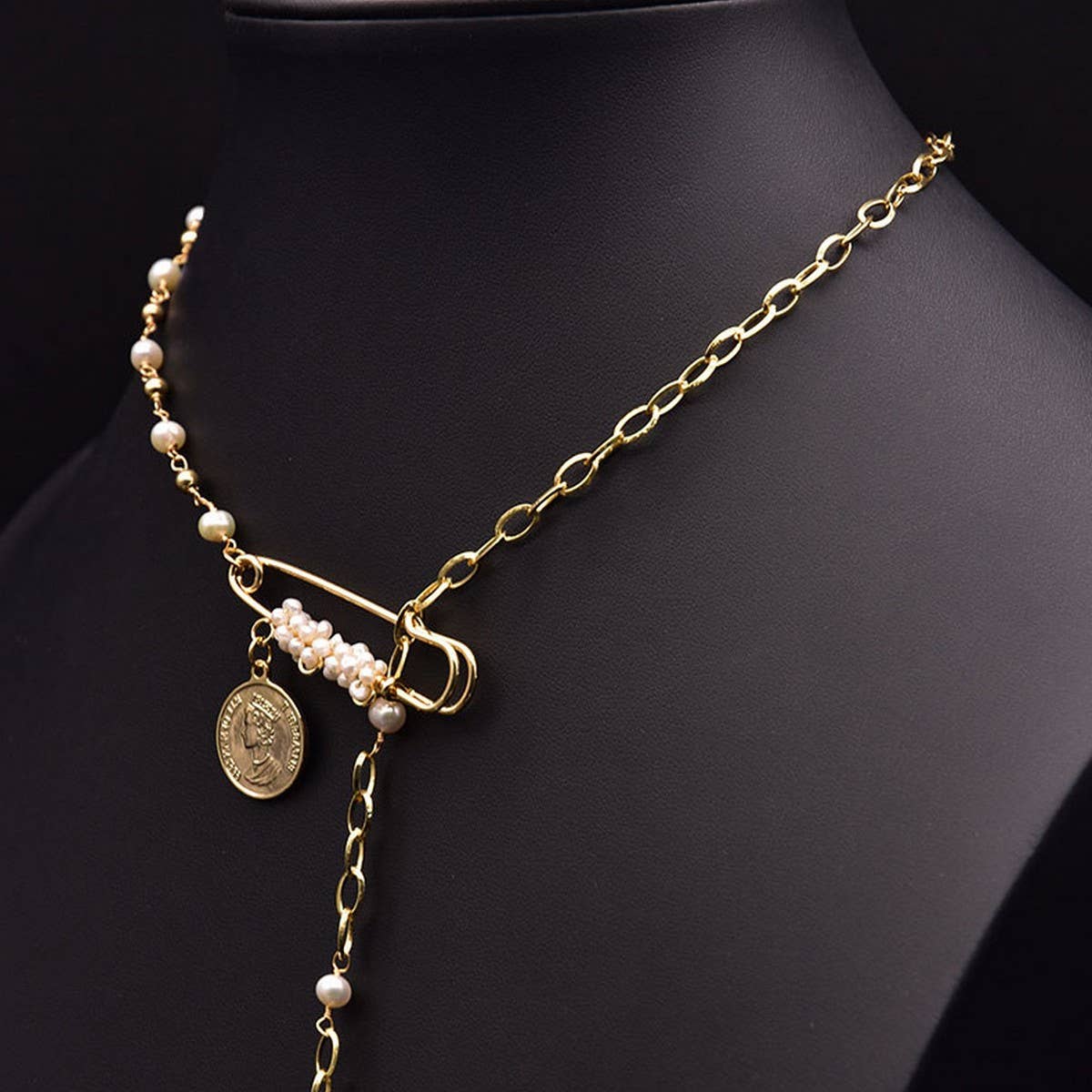 NEW VINTAGE NATURAL PEARL NECKLACE FOR WOMEN_CWAJE3839