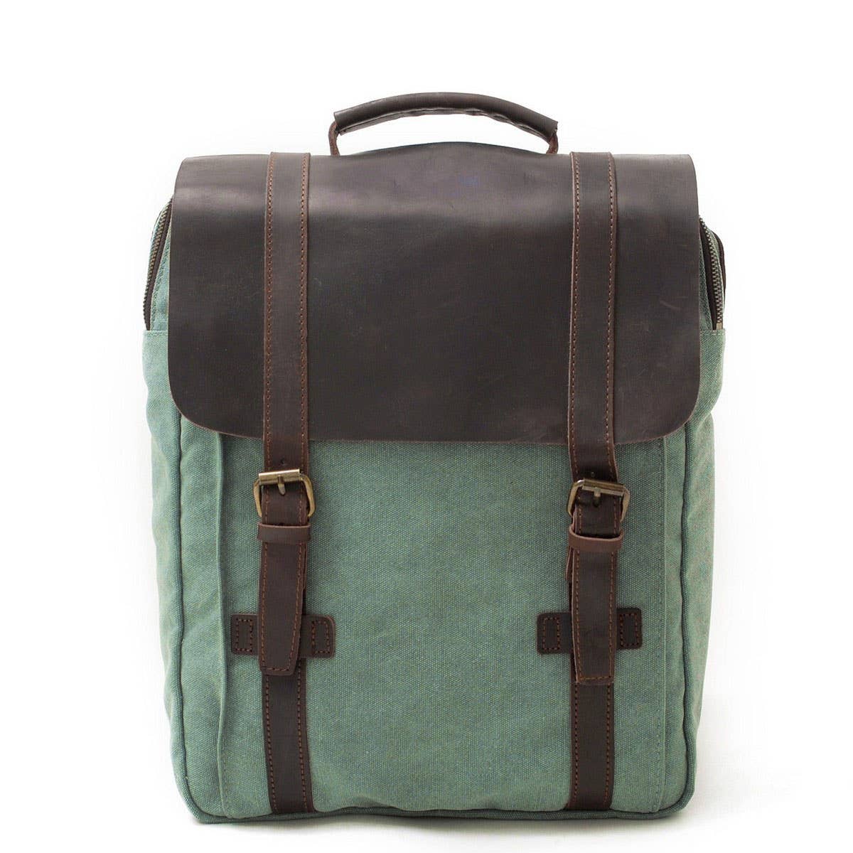 MEN S RETRO CANVAS TRAVEL LAPTOP BACKPACK_CWAB5533