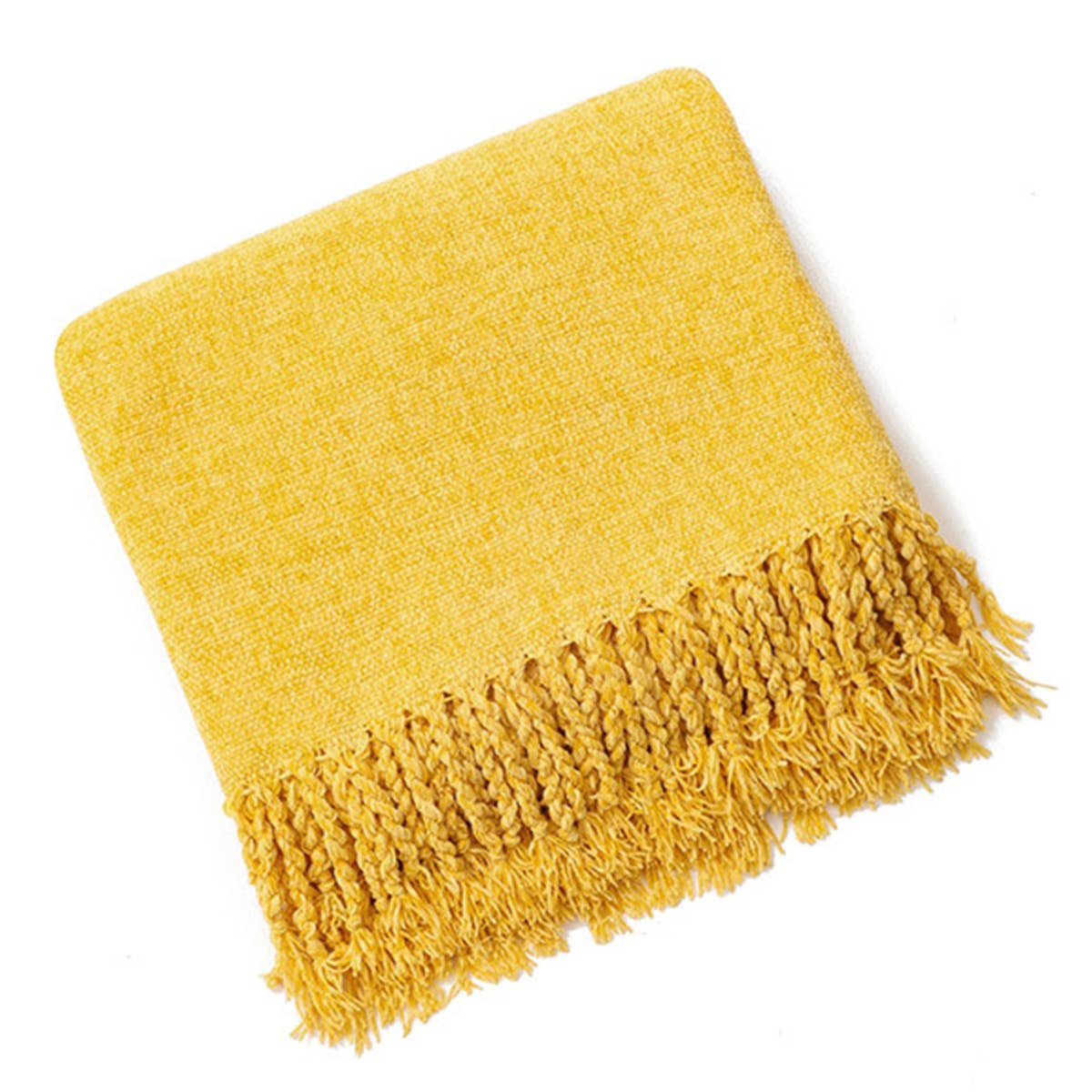 FRINGED SOFT AND WARM KNITTED BLANKET_CWMM0201