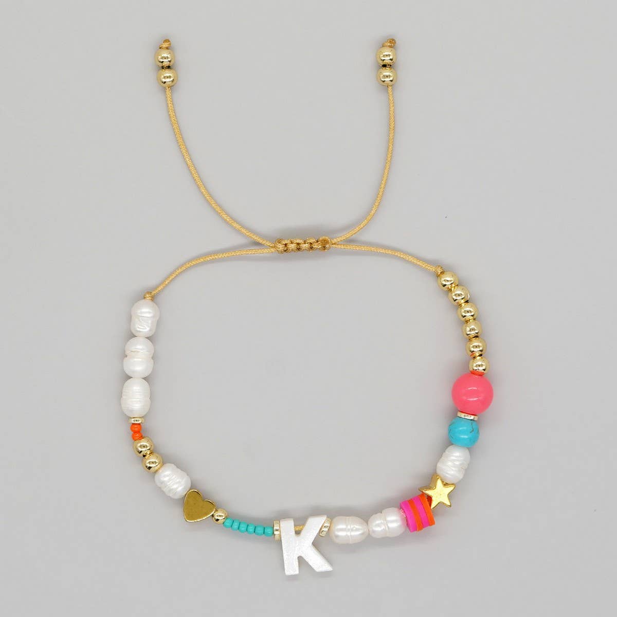 FASHION HAND WOVEN LETTER PEARL BRACELET_CWMM3812