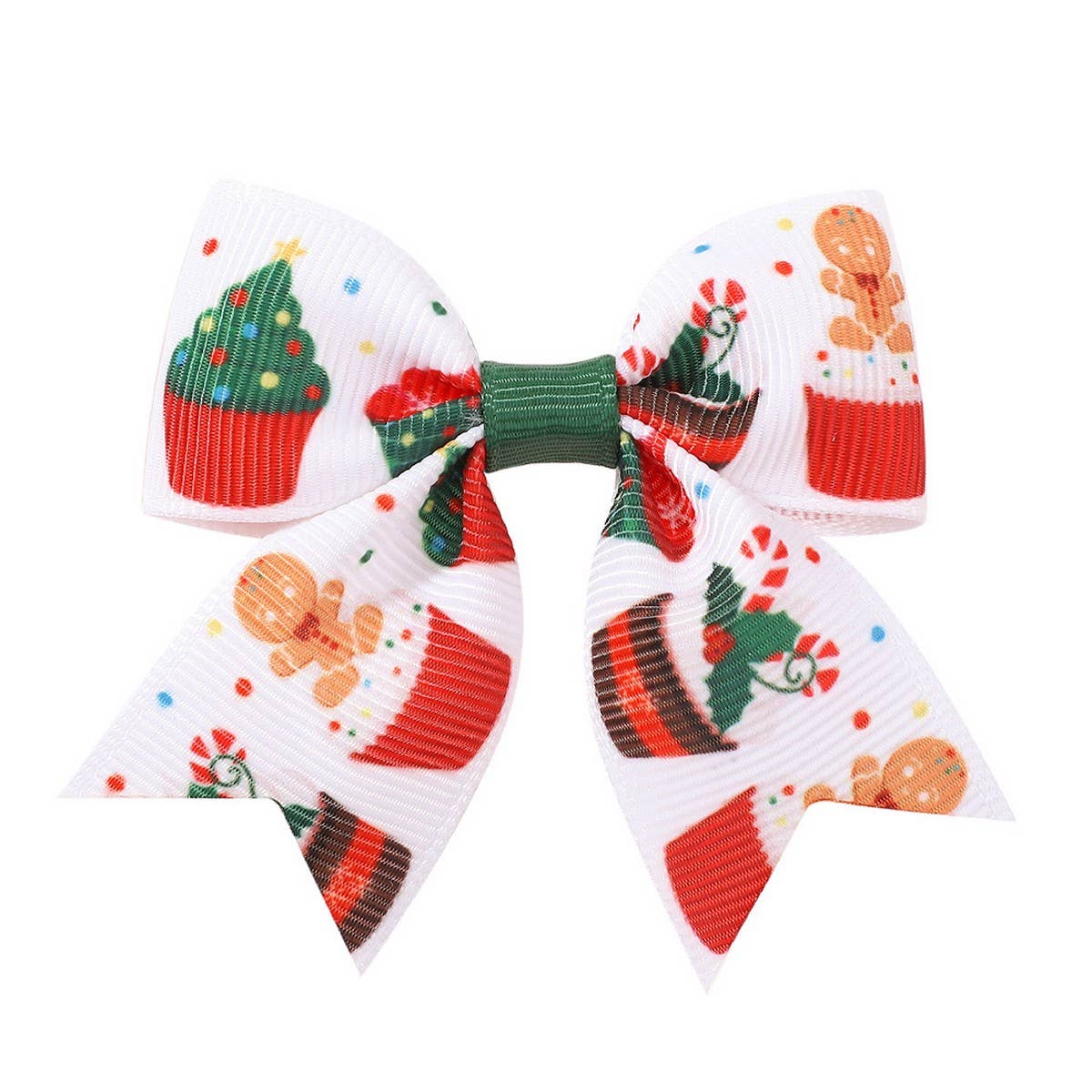 GIRLS XMAS HAIR CLIP WITH REINDEER SNOW_CWAHA6693