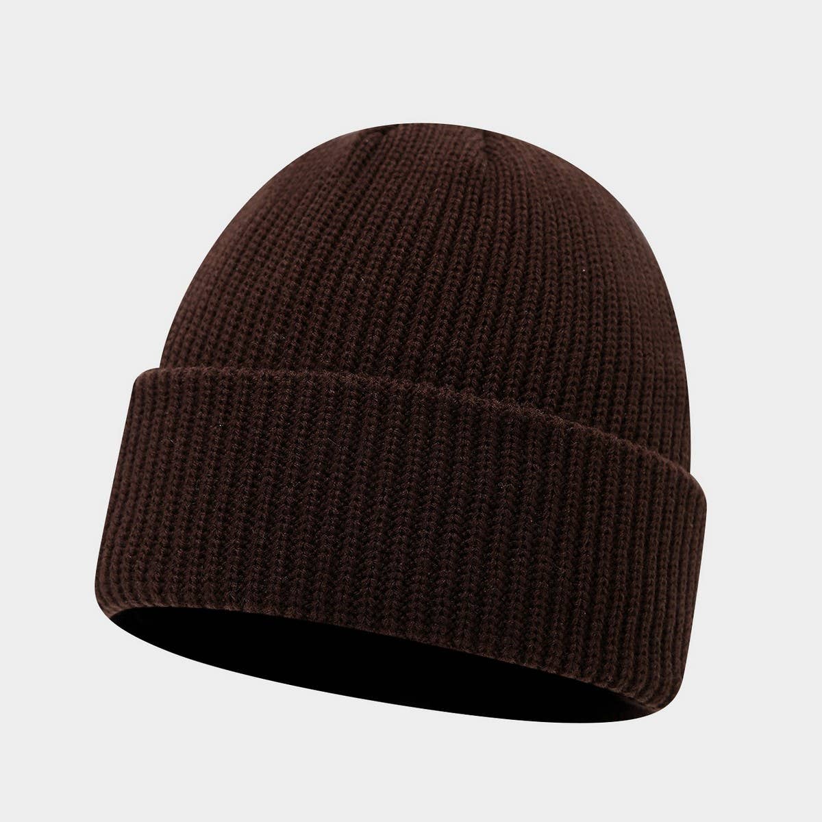 Vintage Knit Dome Skull Cap Warm Short Beanie Hat_Cwah04690