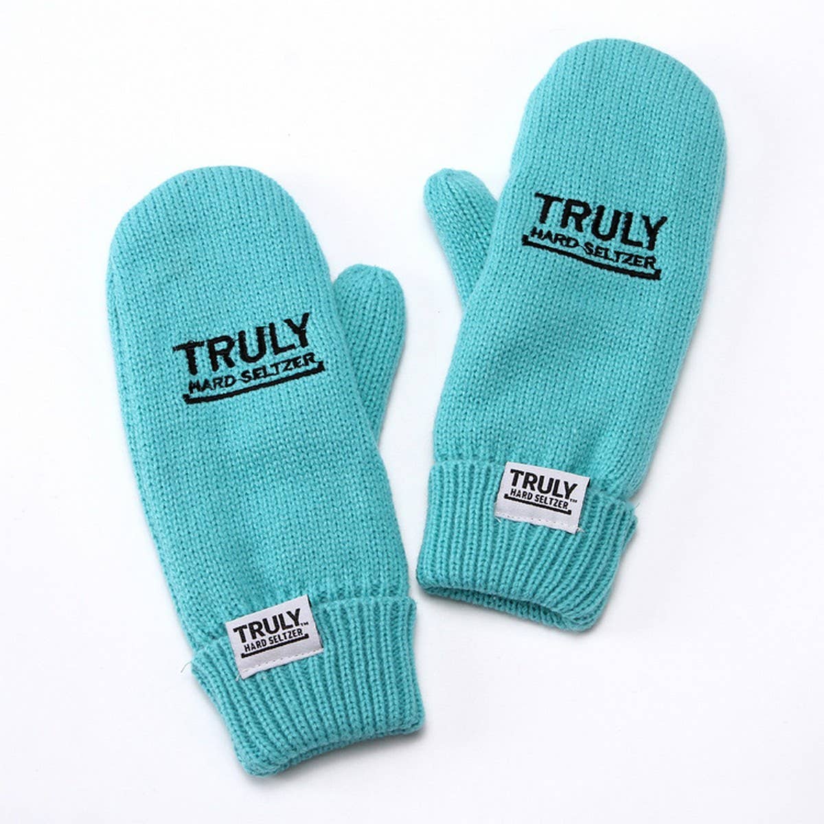 Winter Solid Color Cute Knitted Mittens For Women_Cwag0261