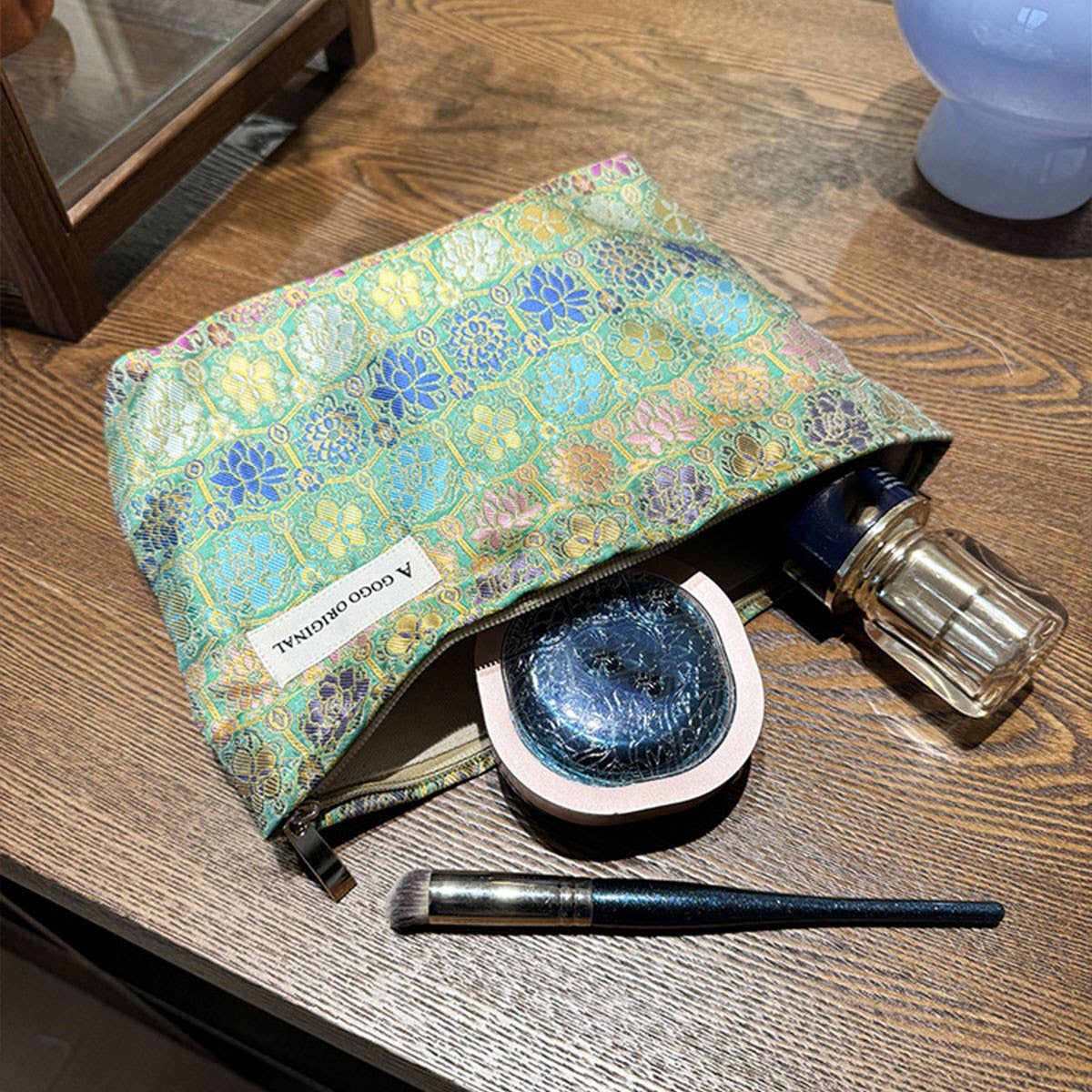 Ethnic Style Cosmetic Bag Portable Travel Pouch_Cuab00671