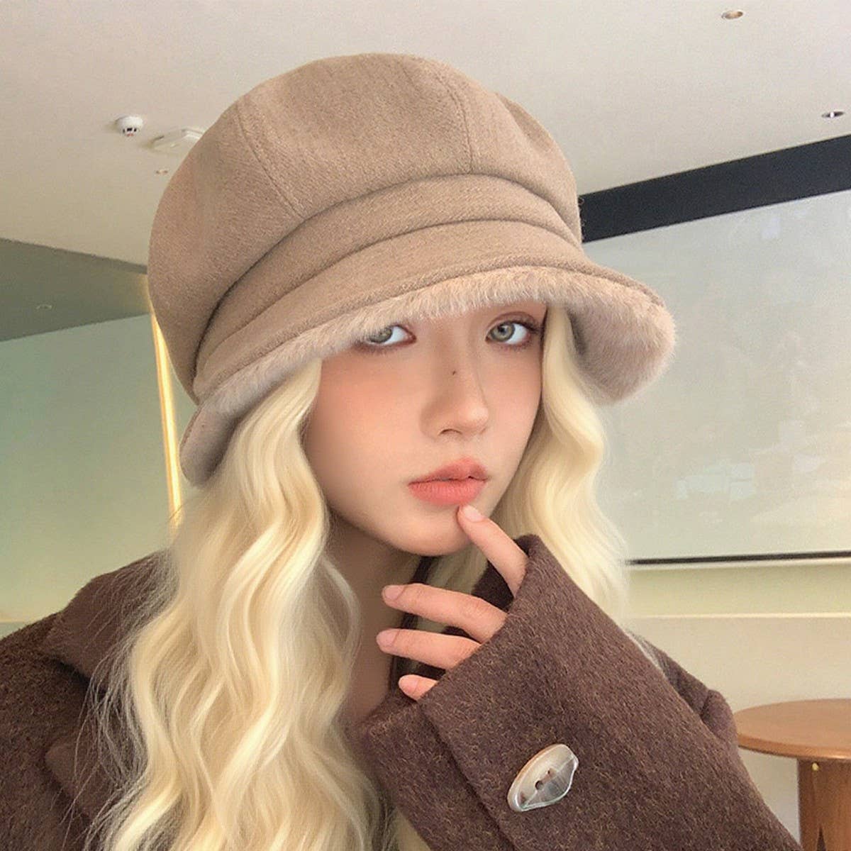 Women¡¯S Vintage Beret ? Large Fit & Warm_Cwah04325