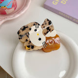 CUTE CAT HAIR CLAW ACETATE CARTOON ANIMAL CLIP_CWAHA5710