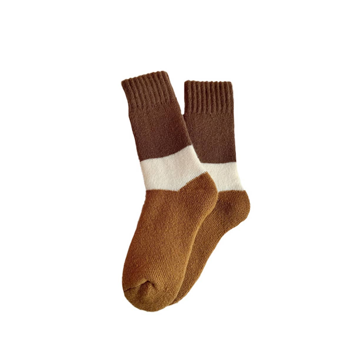 Extra Thick Cashmere Fleece Sleep Floor Socks_Cwms03328