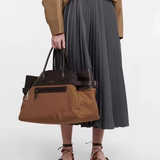 NYLON PATCHWORK TOTE ELEGANT COMMUTER BAG_CWAB5339