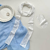 LACE LONG SCARF ELEGANT NECK HAIR TIE FOR WOMEN_CWASC1980