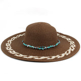 2024 NEW STYLE LACE STITCHING STRAW HAT_CWAH1203