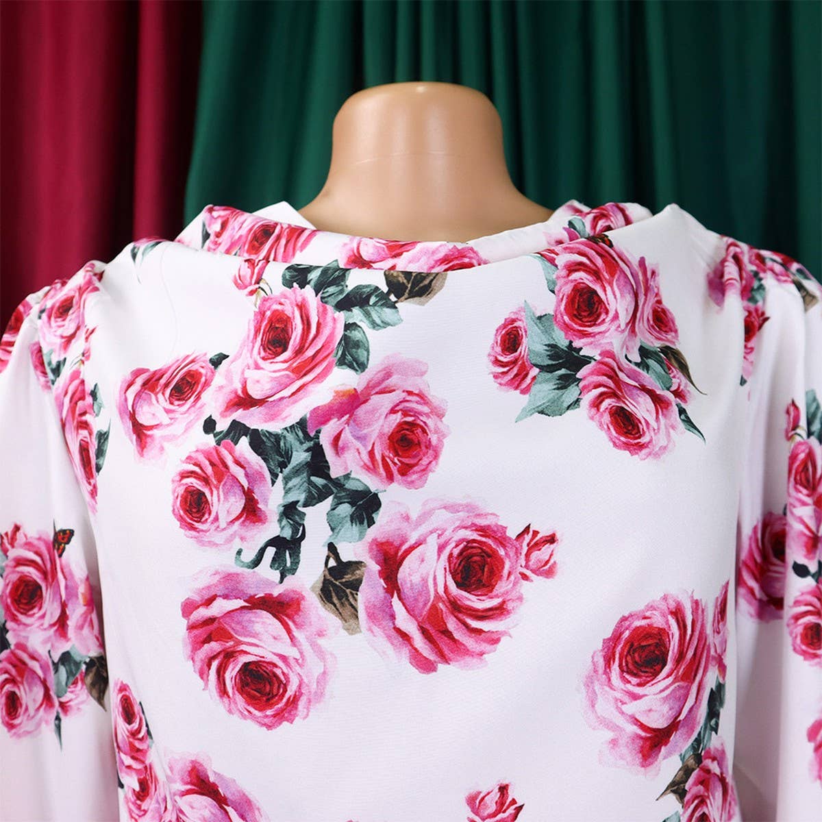 PRINTED TIE TOP AND WIDE LEG PANTS TWO PIECE SET_CWSTB1140