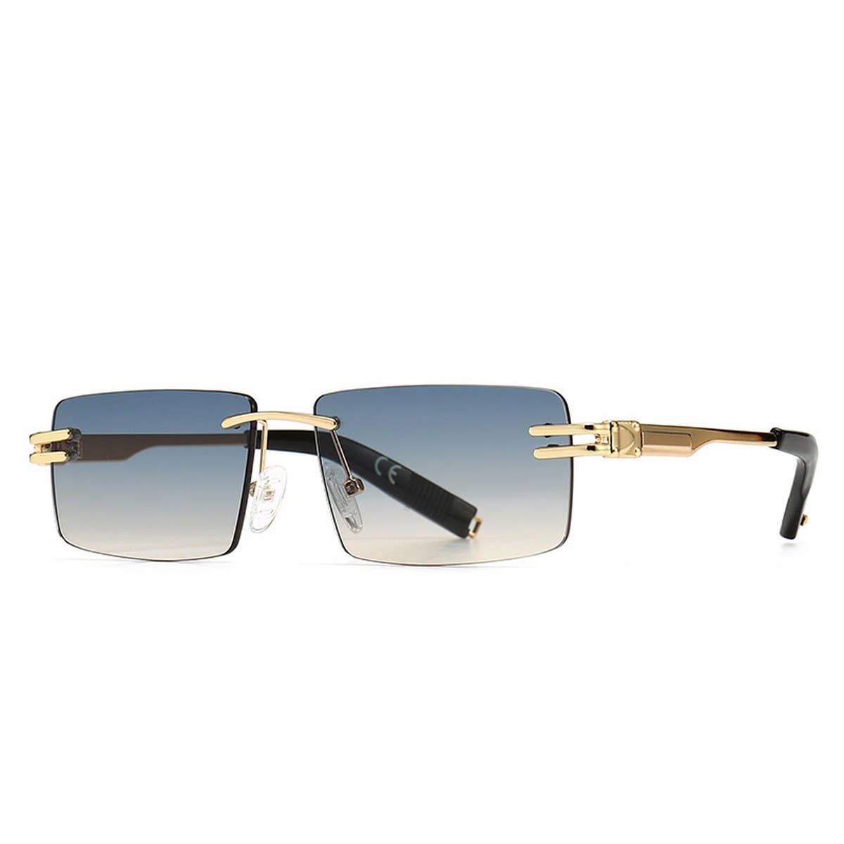 MODERN RETRO SQUARE FRAME NARROW SUNGLASSES_CWASG0435