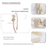 CUTE LITTLE BEE ACETATE DIAMOND HEADBAND_CWAHA4350