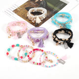 BOHEMIAN MULTI LAYERED TASSEL CRYSTAL BRACELET_CWAJE2215