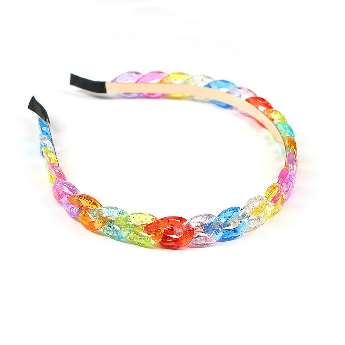 NEW COLOR MIXED COLOR CHAIN HEADBAND_CWAHA0975