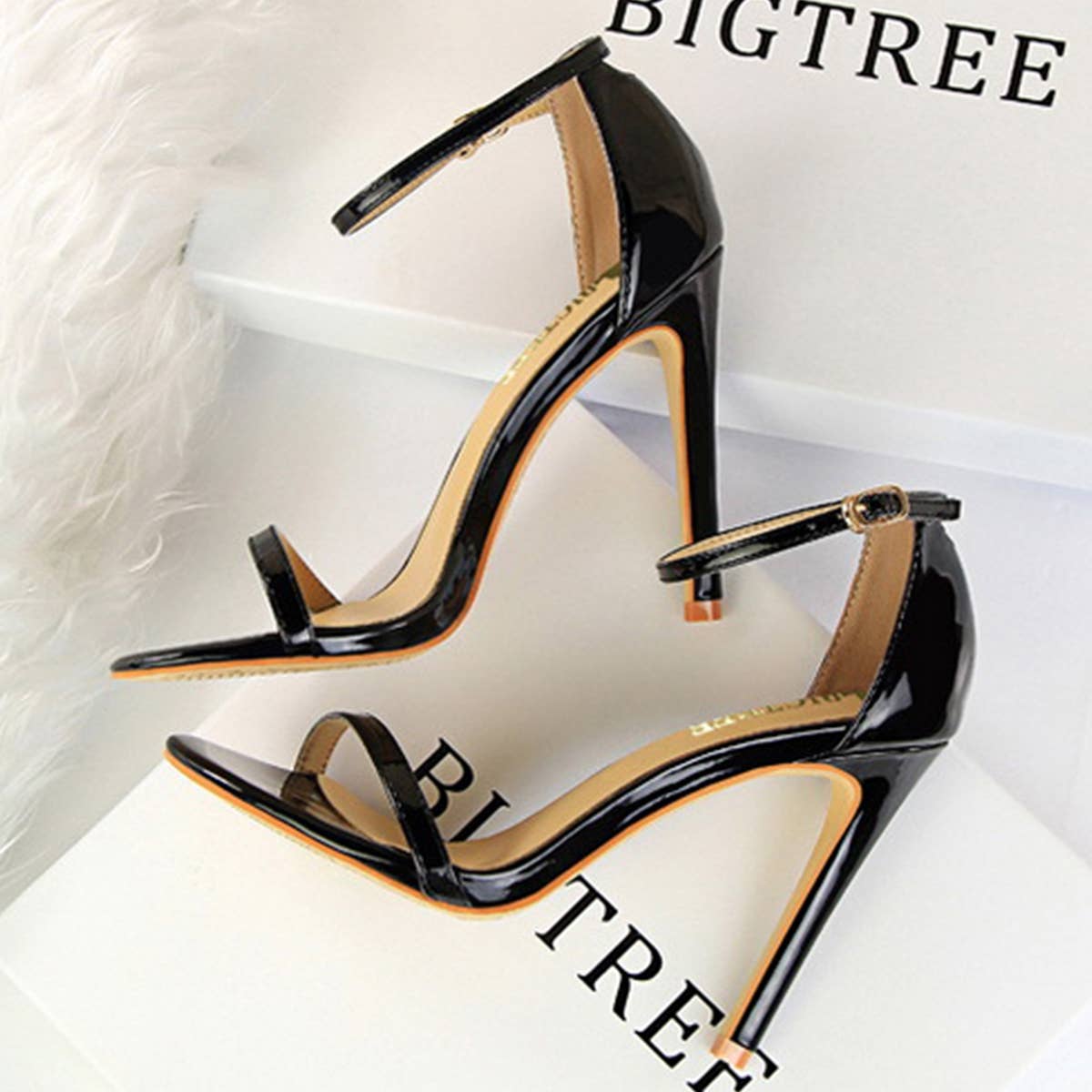 FASHION OPEN TOE WORD SANDALS HIGH HEELS_CWSHH0034