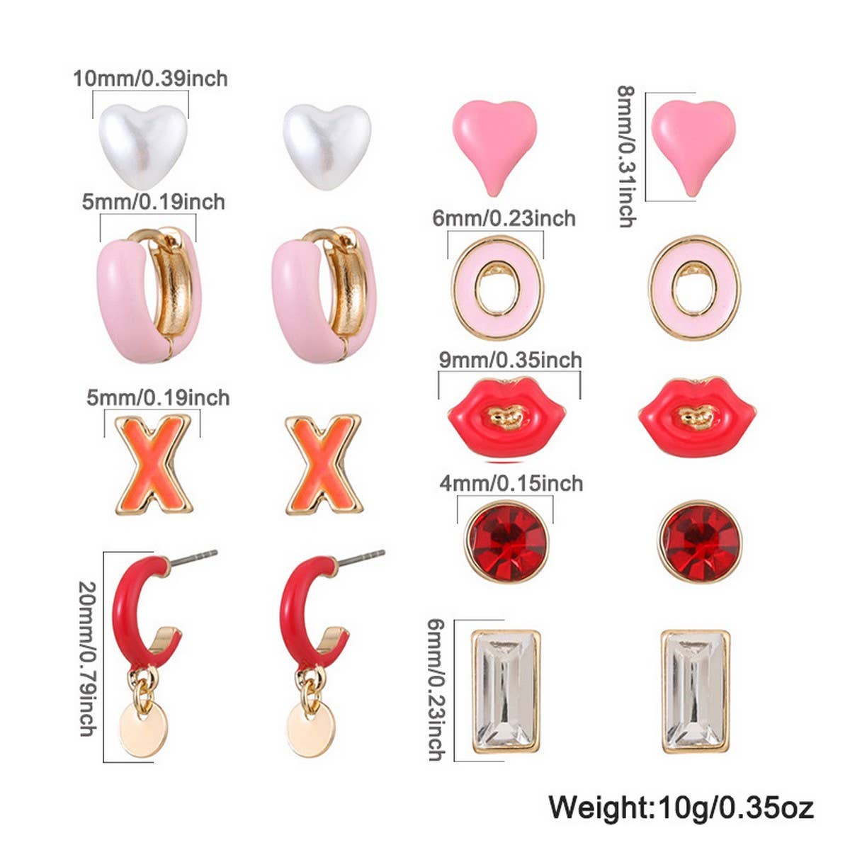 Valentines Day Fashion Earrings For Women Party