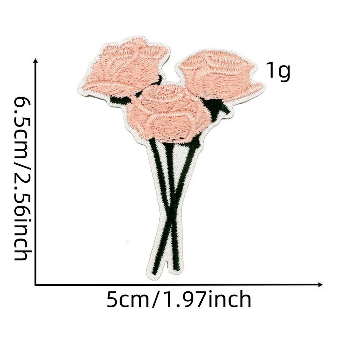 CUTE SOLID COLOR CARTOON BOW EMBROIDERED PATCH_CWMM4027