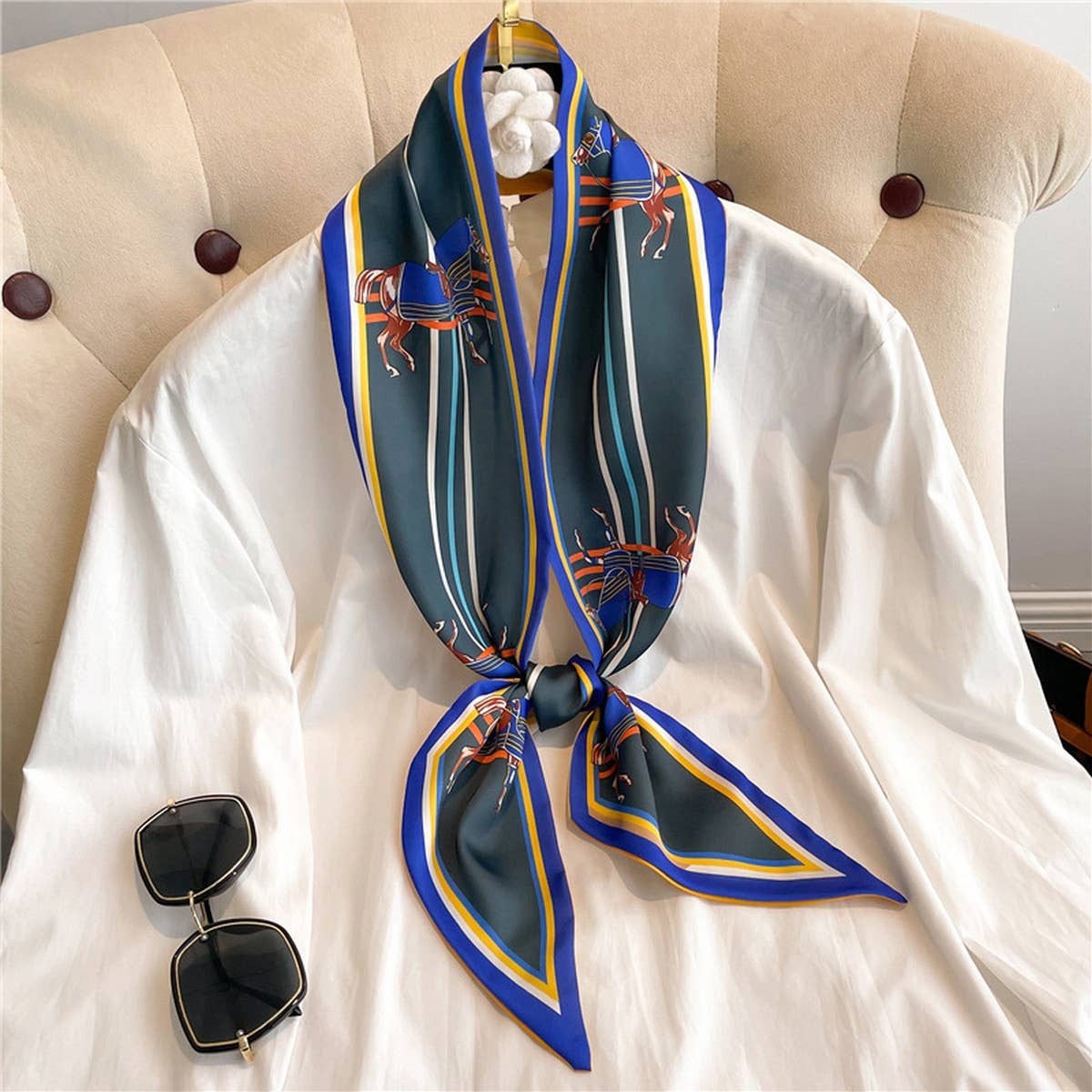 FASHIONABLE AND VERSATILE DOUBLE LAYER HEAD SCARF_CWASC1513