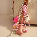 CREATIVE COLOR CHANGING PU DUCK KEYCHAIN CHARM_CWMM7833