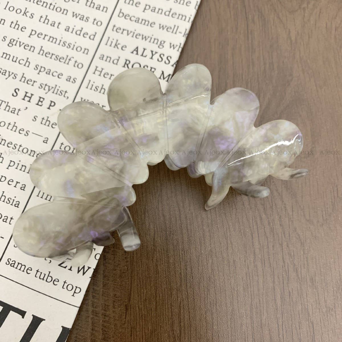 FLOWER HIGH END SIMPLE PETAL HAIRPIN_CWAHA2156