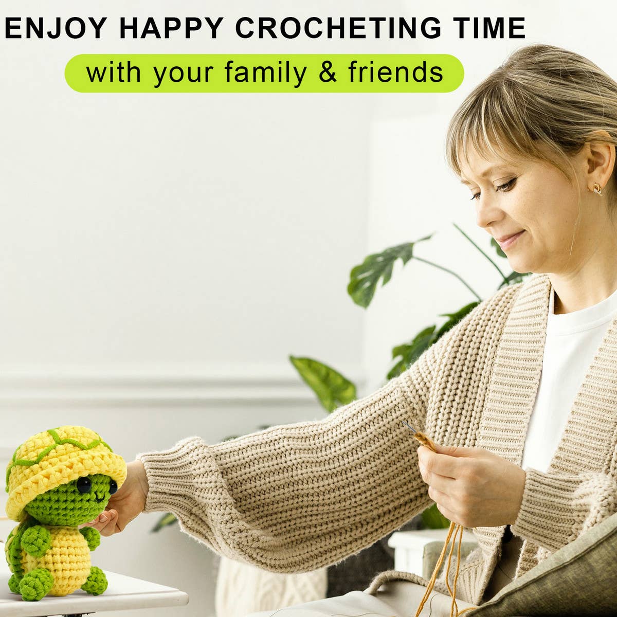 Turtle Handmade Diy Woven Plush Material Package_Cwmm1875