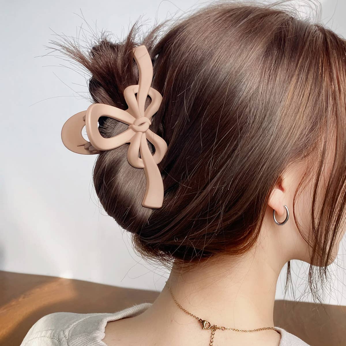 Fashionable Sweet Bow Hair Clip_Cwaha1013