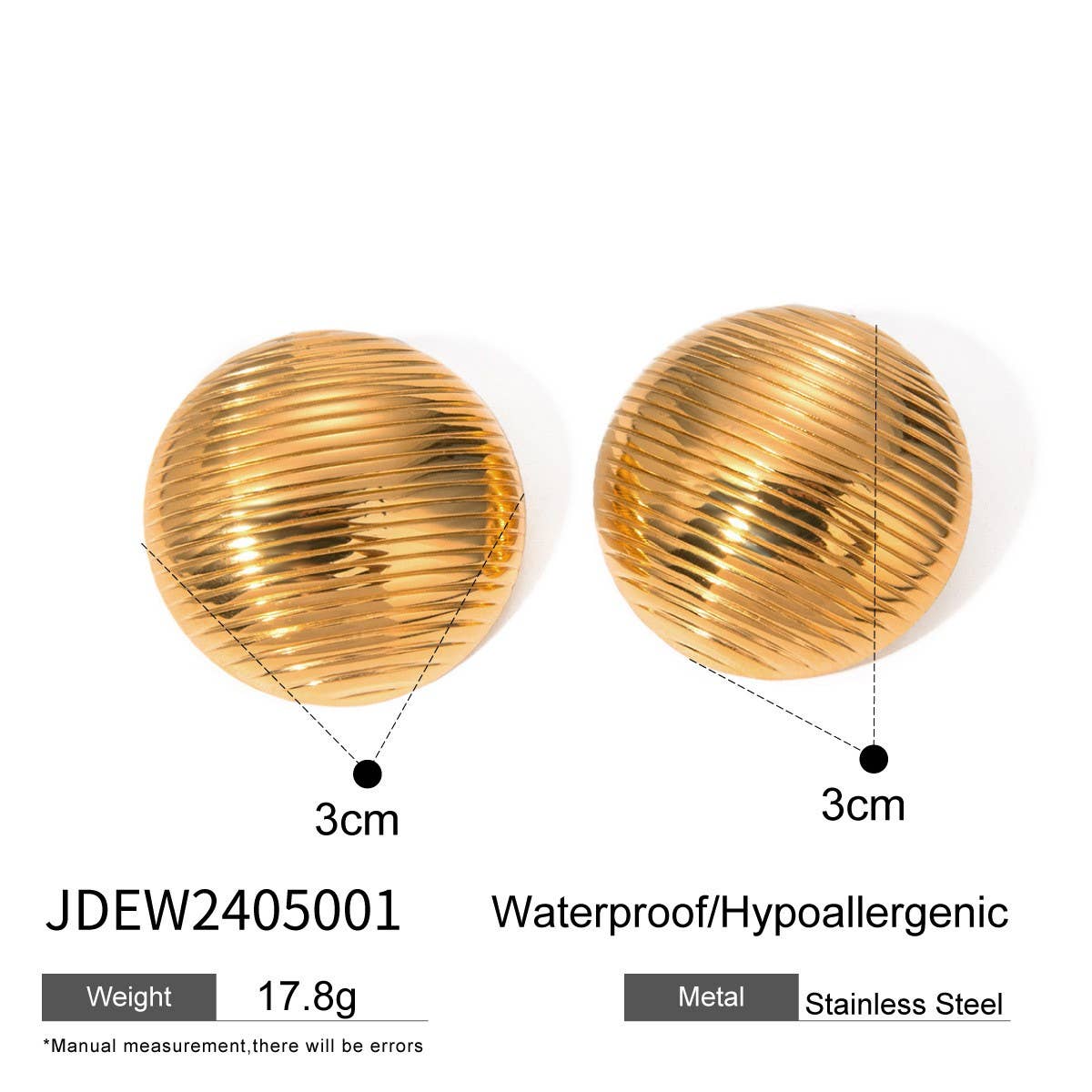 LIGHT LUXURY HORIZONTAL STRIPED ROUND EARRINGS_CWAJE1896