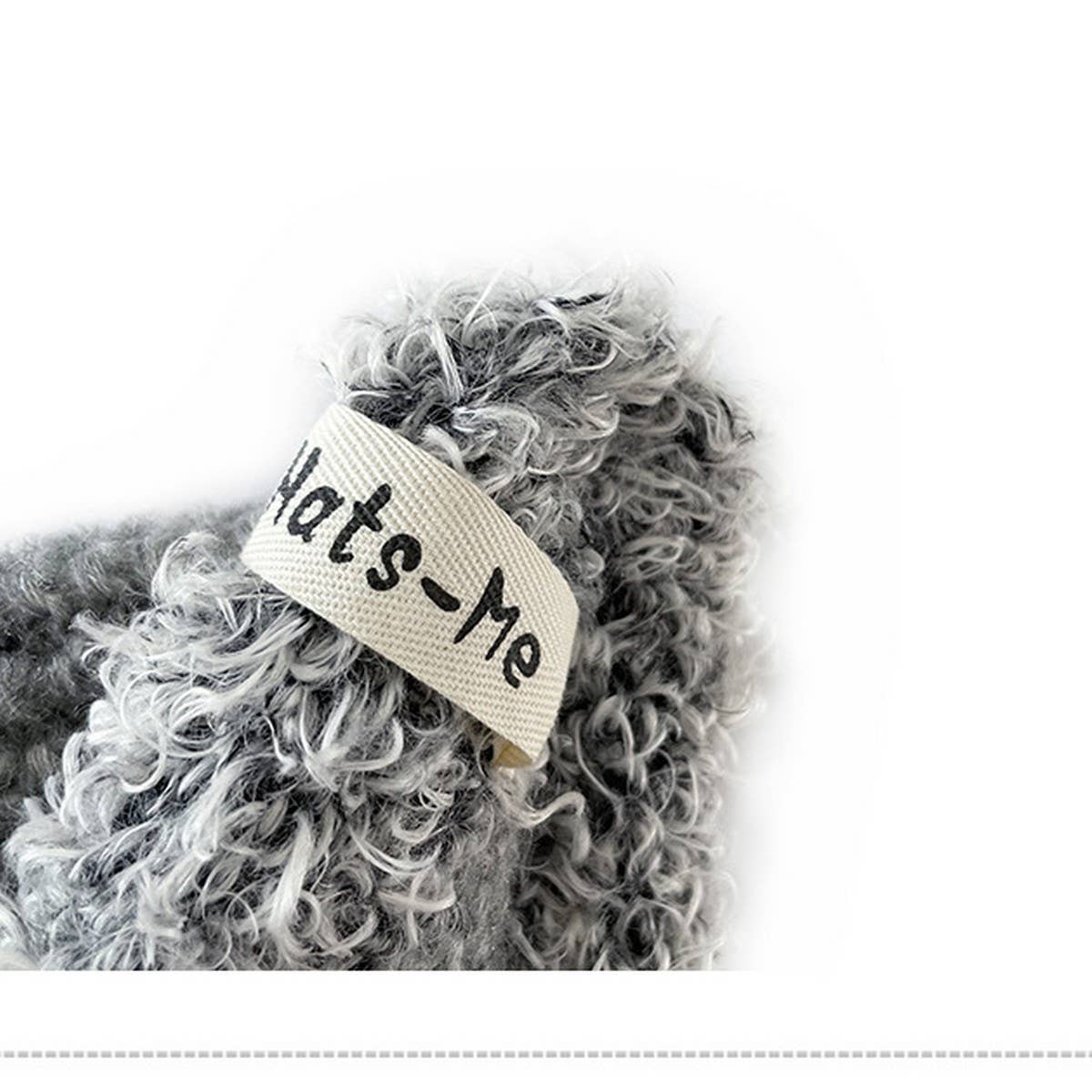 2 6 YEARS OLD PLUSH BRIM BUCKET HAT KNITTED HAT_CWAH2044