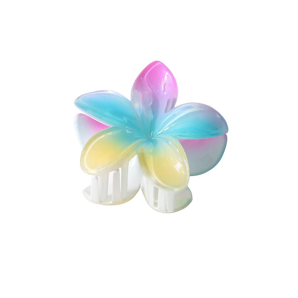 PEARL GRADIENT LARGE EGG FLOWER HAIR CLAW CLIP_CWMM4984