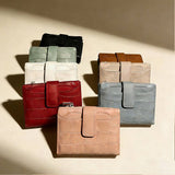 Stone Pattern Bifold Foldable Leather Wallet_Cwab06206