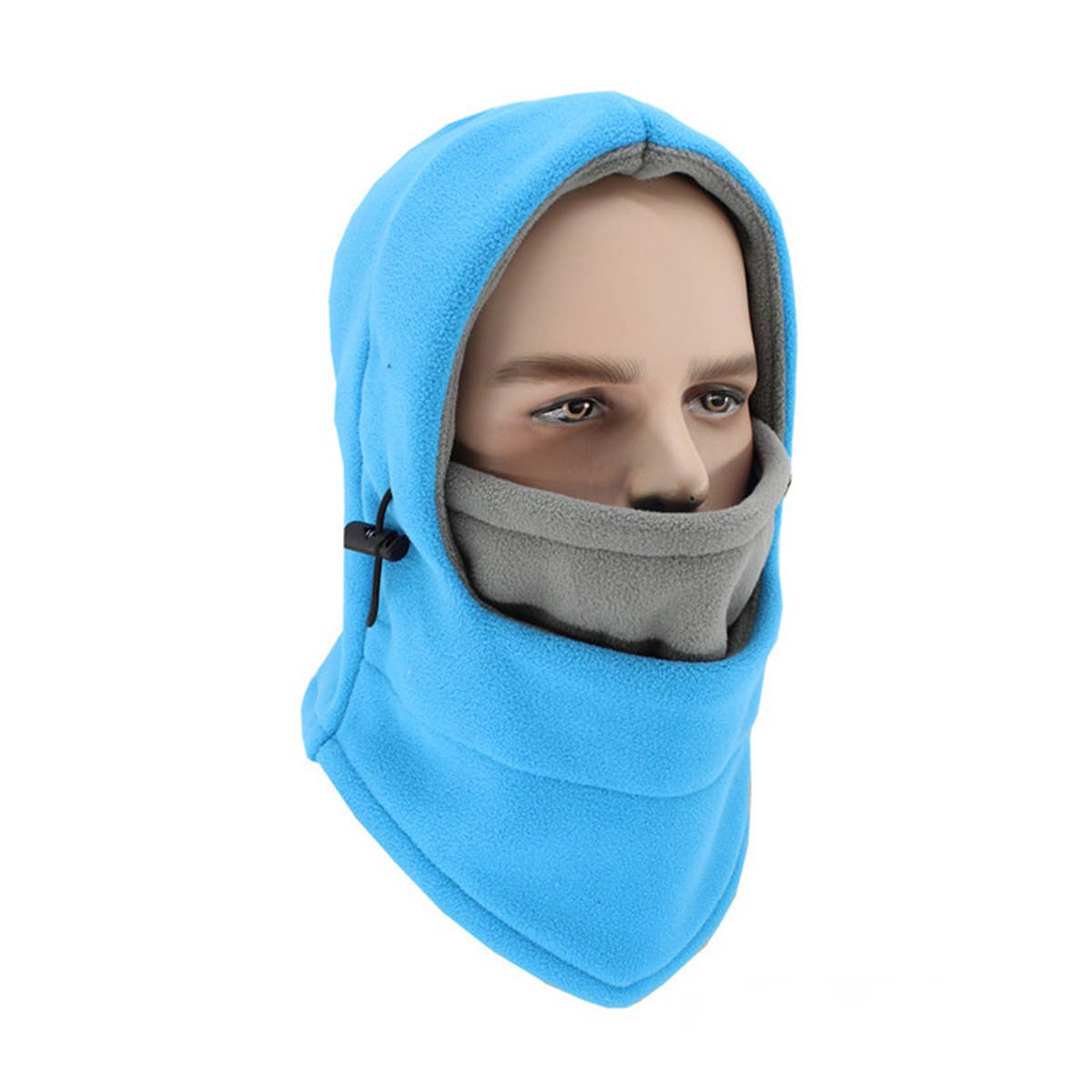 2 IN 1 TWO TONE WINTER OUTDOOR WOOL BALACLAVA_CWMM1706