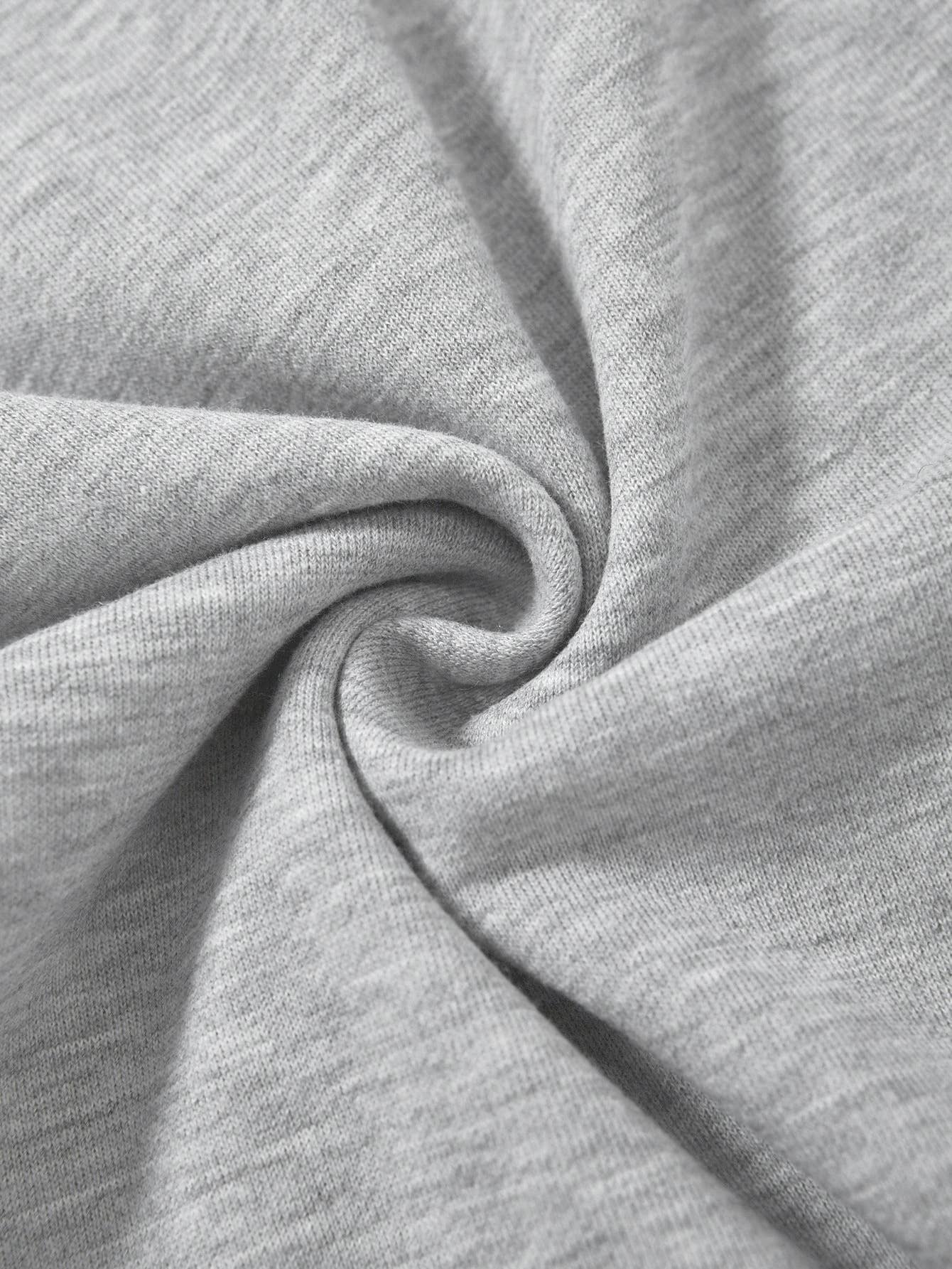 Straight Drum Draw Rope Color Contrast Slacks