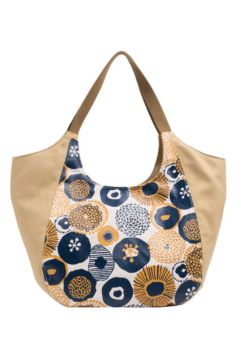 MODERN PATTERNED CASUAL CANVAS SHOULDER BAG_CWAB0511