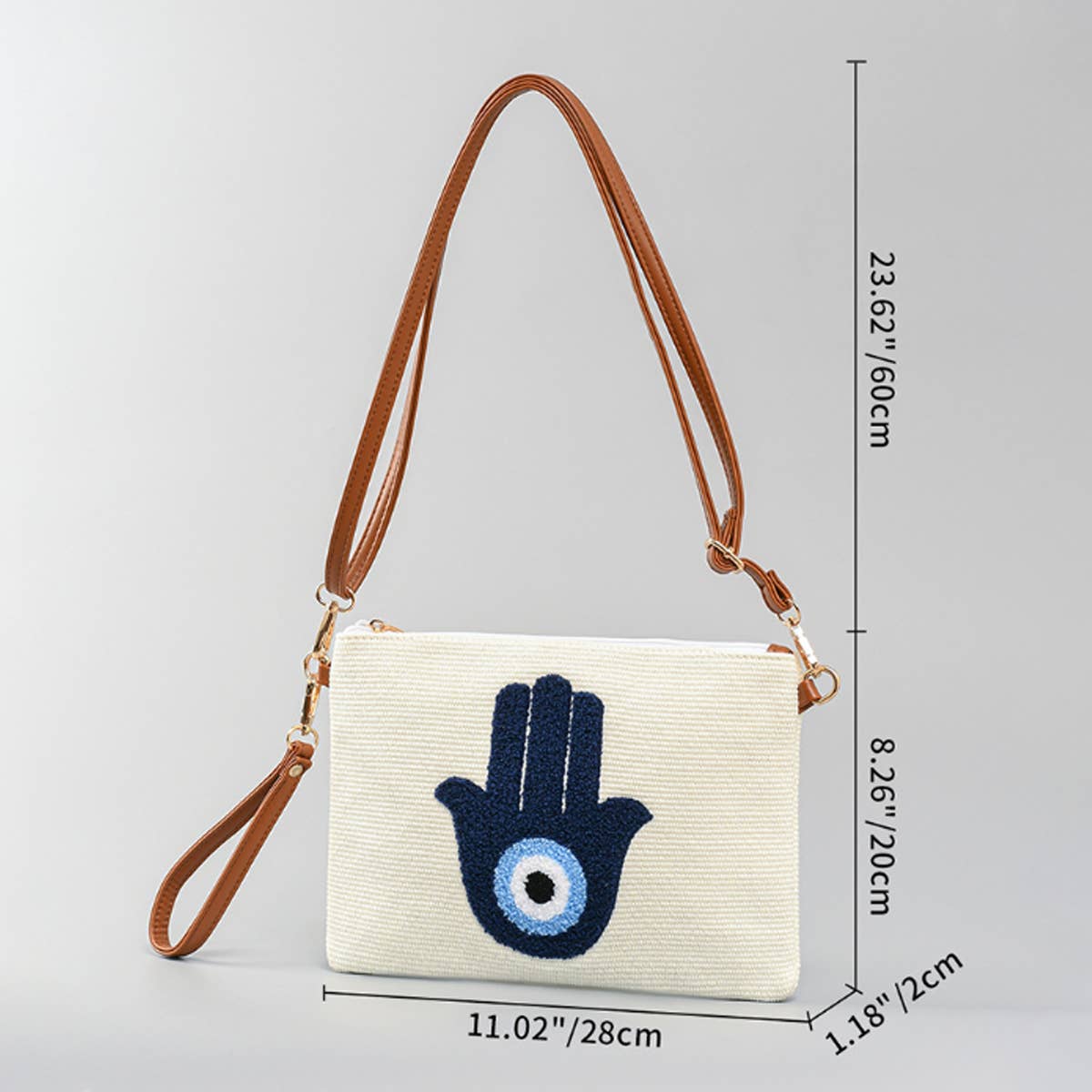 REMOVABLE SHOULDER STRAP CASUAL SHOULDER BAG_CWAB2008