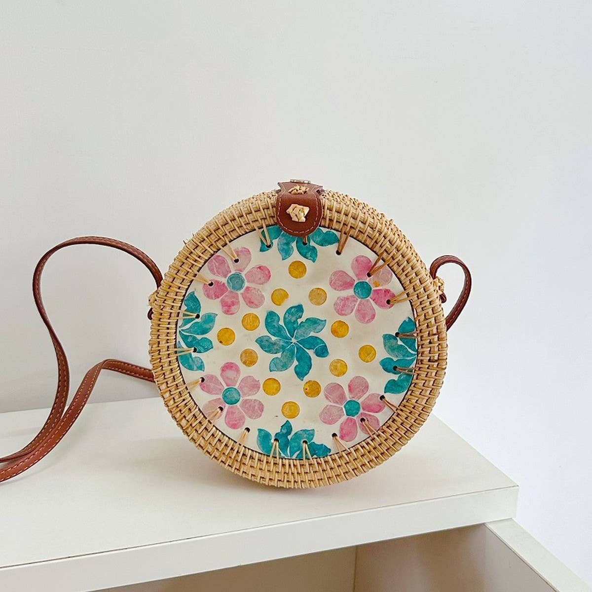 Ven Colorful Shell Shoulder Crossbody Bag_Cwmm4546