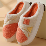 LEISURE NON SLIP SPLICING COTTON SLIPPERS_CWSHS0323